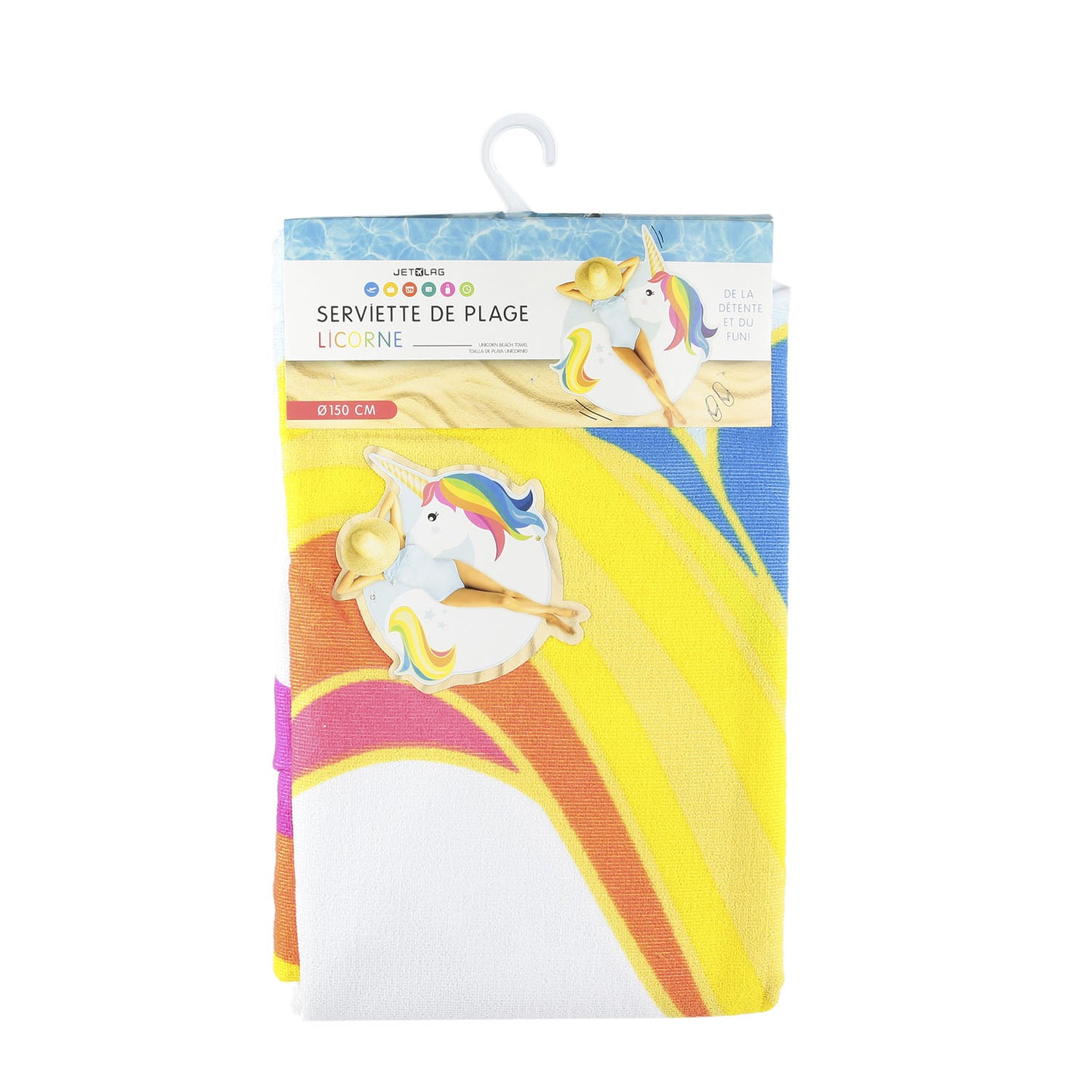 Drap De Plage 150Cm Licorne