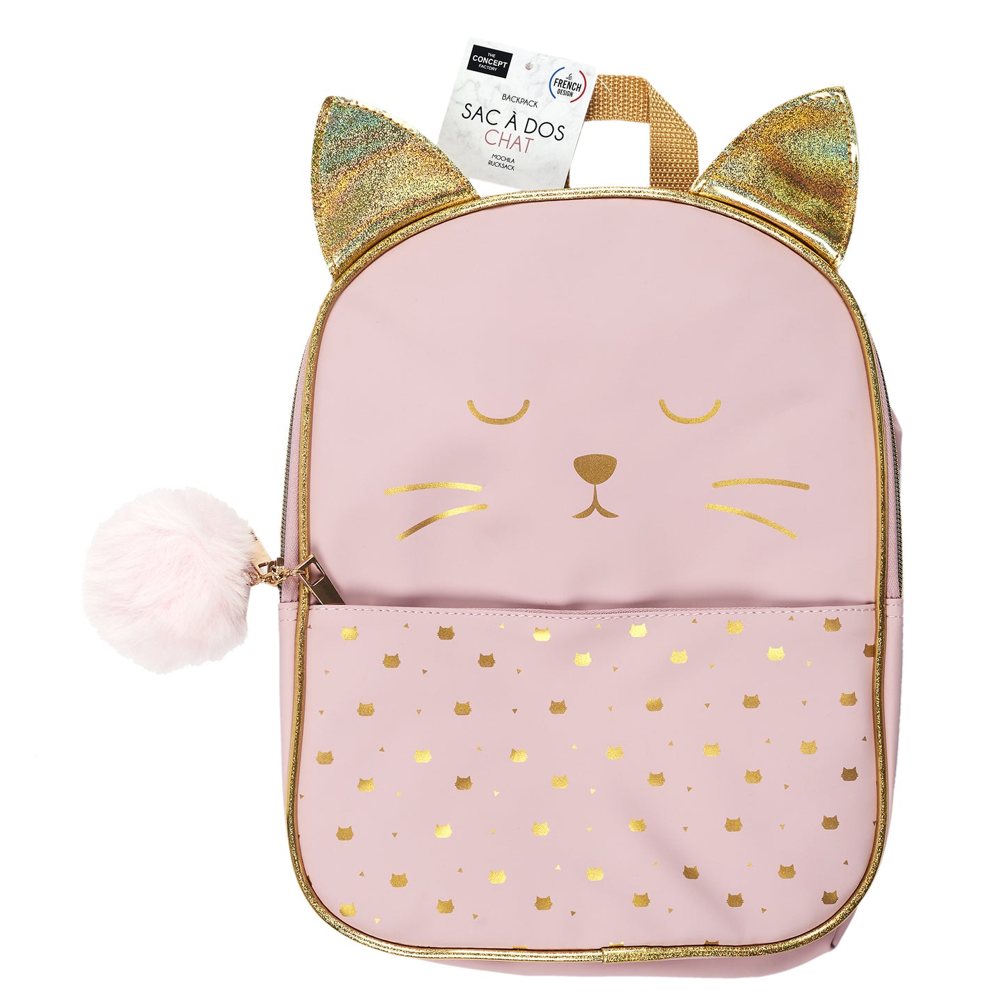 Sac A Dos Chat Rose