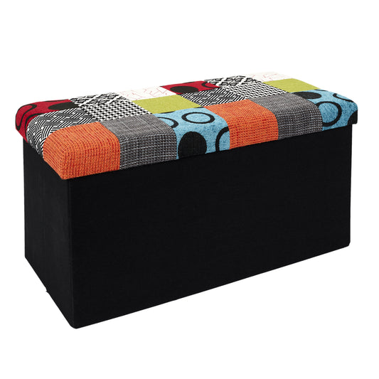 Coffre Banc Pliable Patchwork