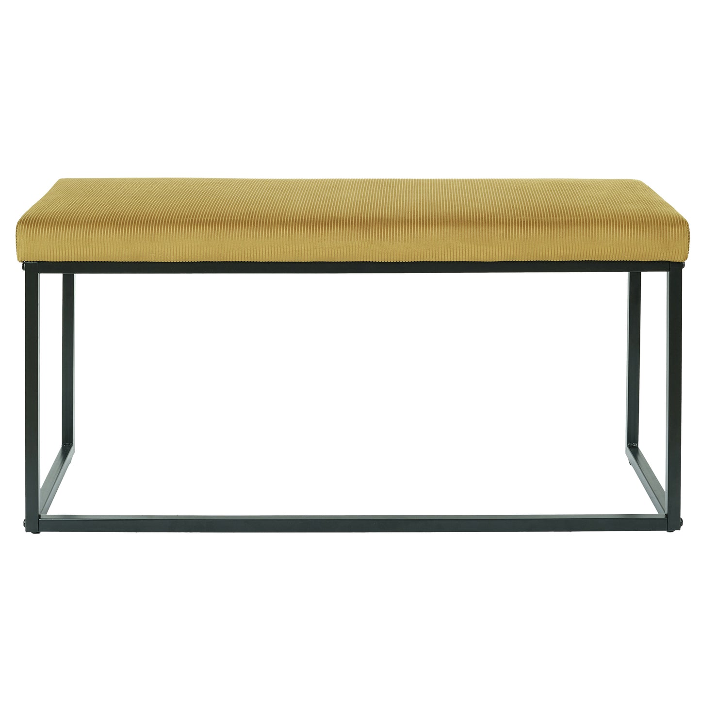 Banc Giulia Jaune Velours Cotele