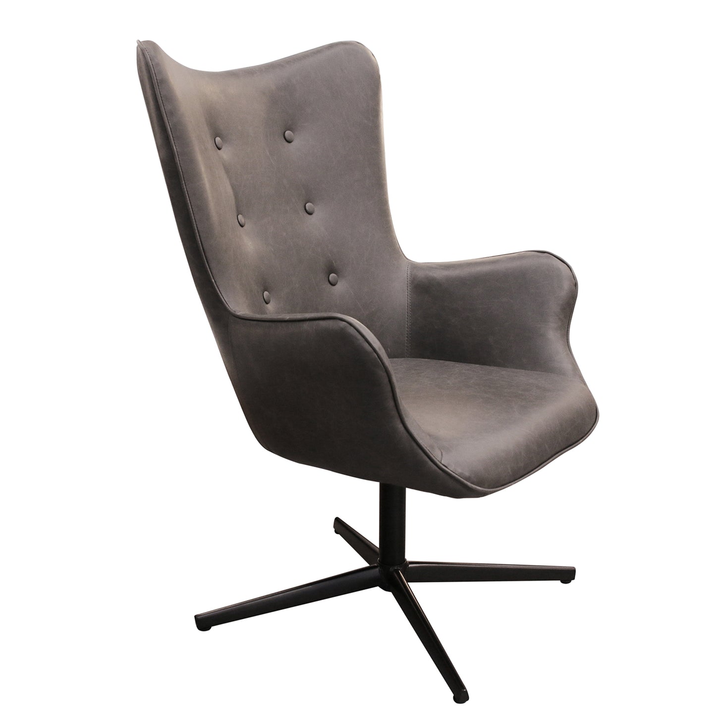 Fauteuil Helsinki Pu Gris