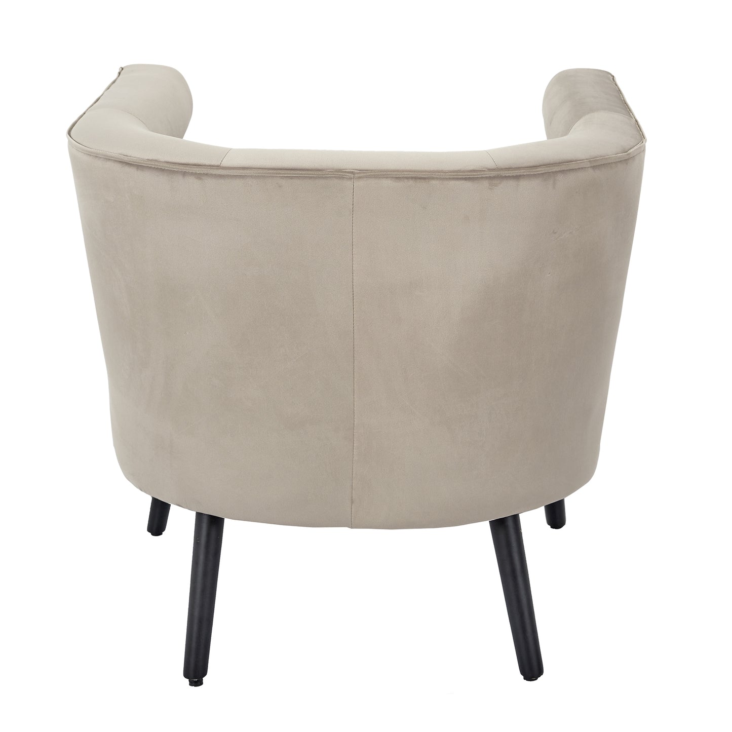 Fauteuil Amelia Velours Taupe