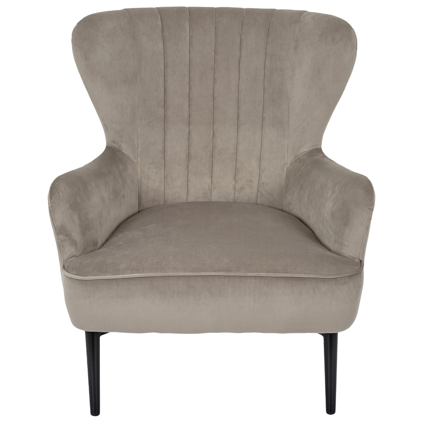 Fauteuil Heaven Velours Taupe